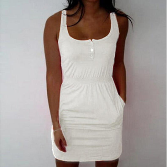 Fluorescent Beach Slim Dress