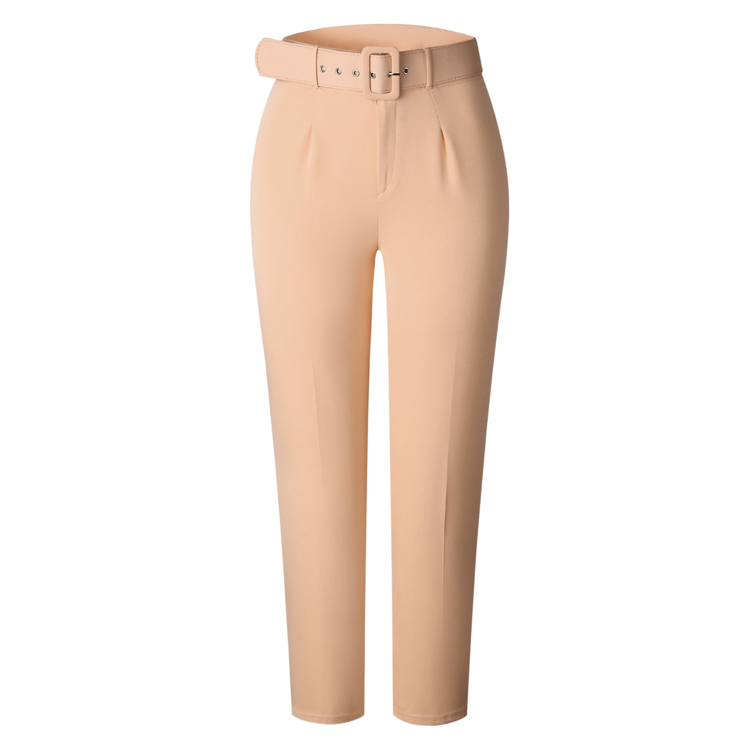 High-Waist Casual Trousers