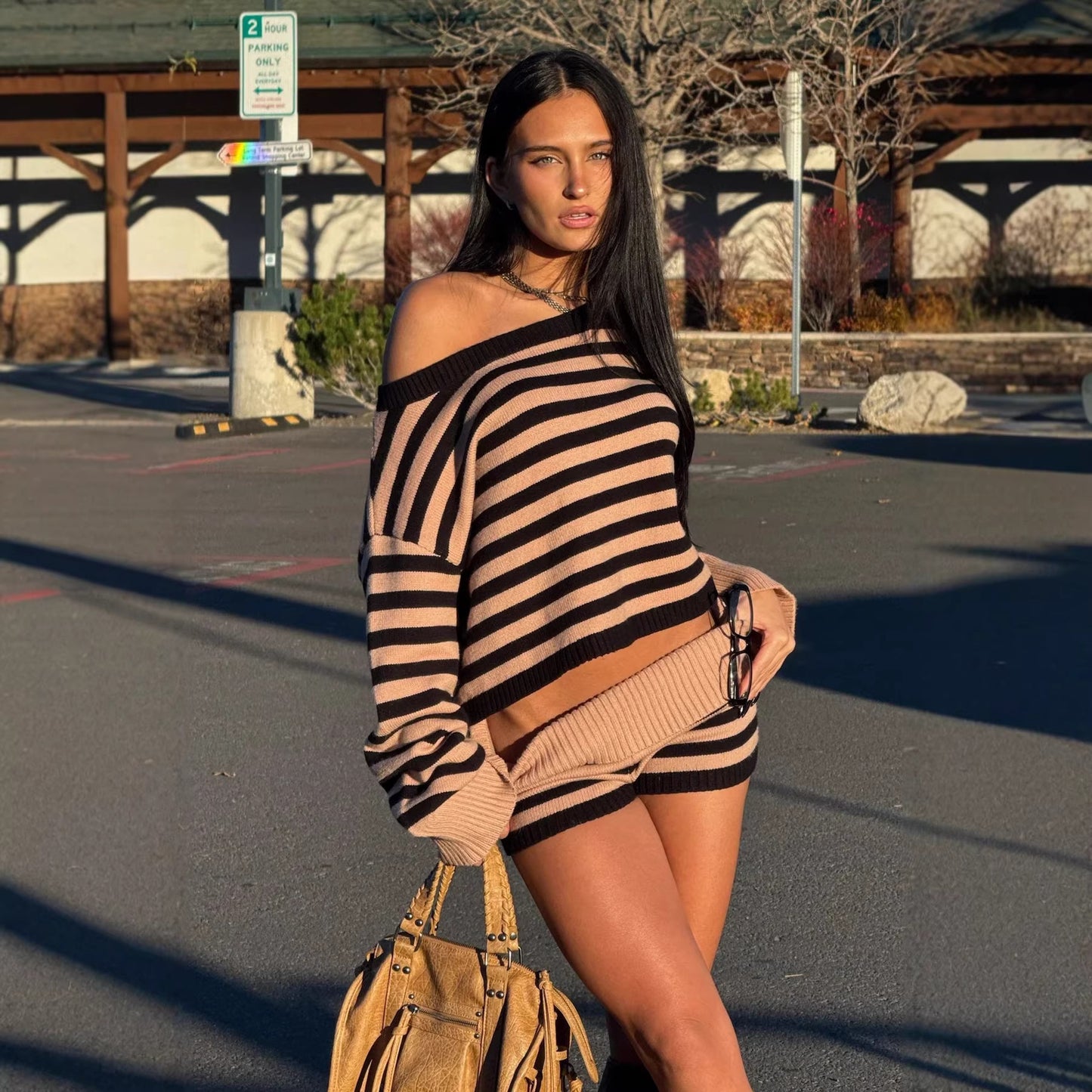 Women's Sweater & Shorts Set