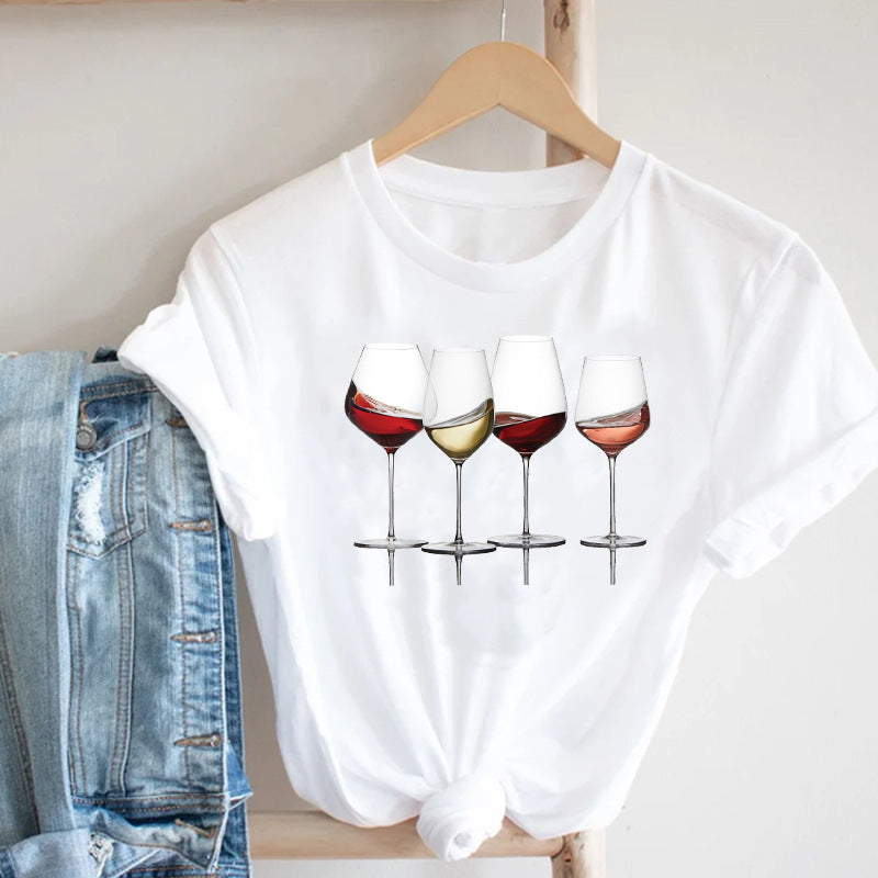 Wine Lady Short-Sleeve T-Shirt