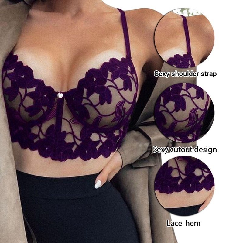 Lace Perspective Sling Bra