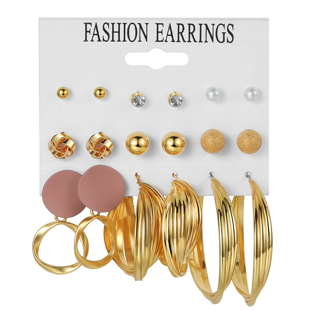 Fashion Exaggerated Big Hoop Earrings For Women