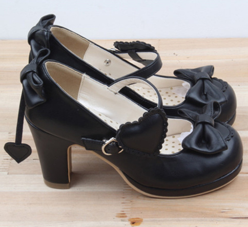 Women's Solid Bow-Knot Shoes