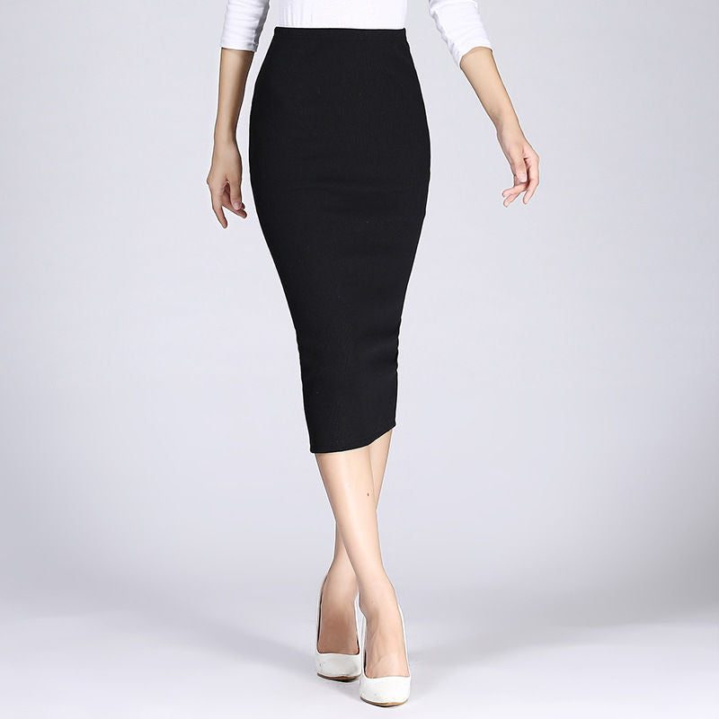 High-Waist Pencil Skirt