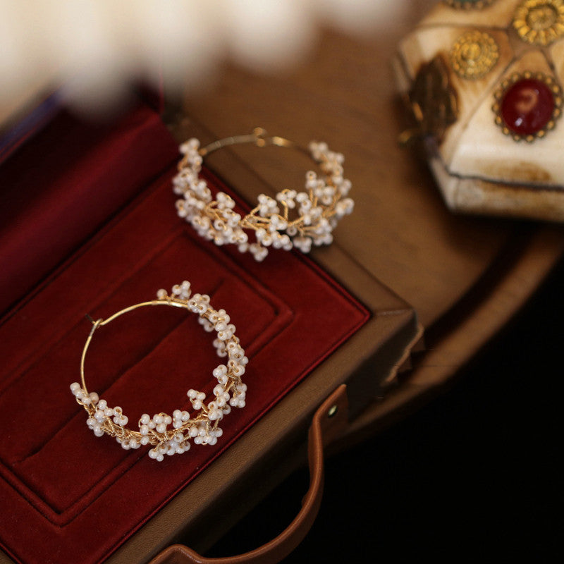 Women's Fashion Vintage Large Hoop Earrings