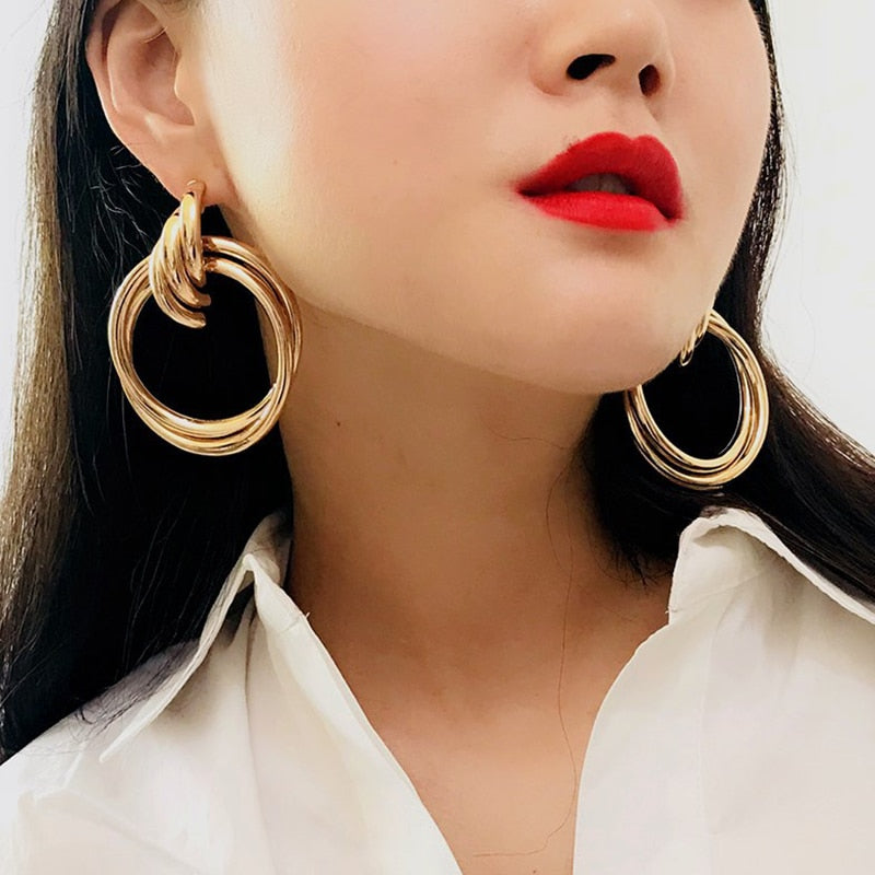 Hoop Earrings - Alloy