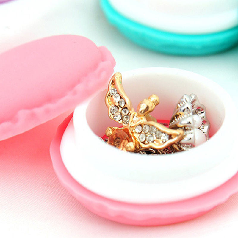 Macaron jewellery box storage storage box small plastic mini versatile desktop makeup accessories