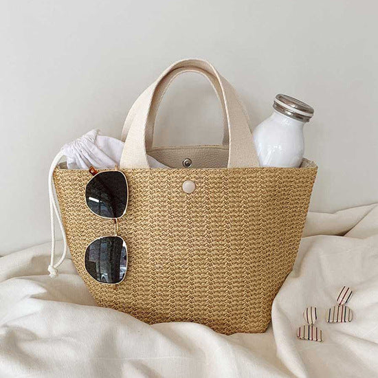 Rattan Casual Handbags For Women