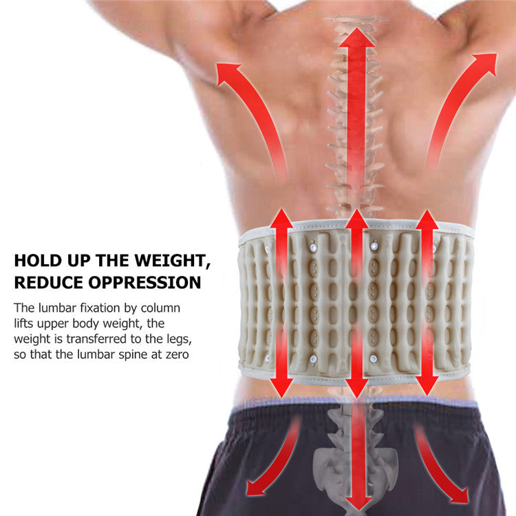 Back Relief - Waist Lumbar Traction Backache Heat Therapy