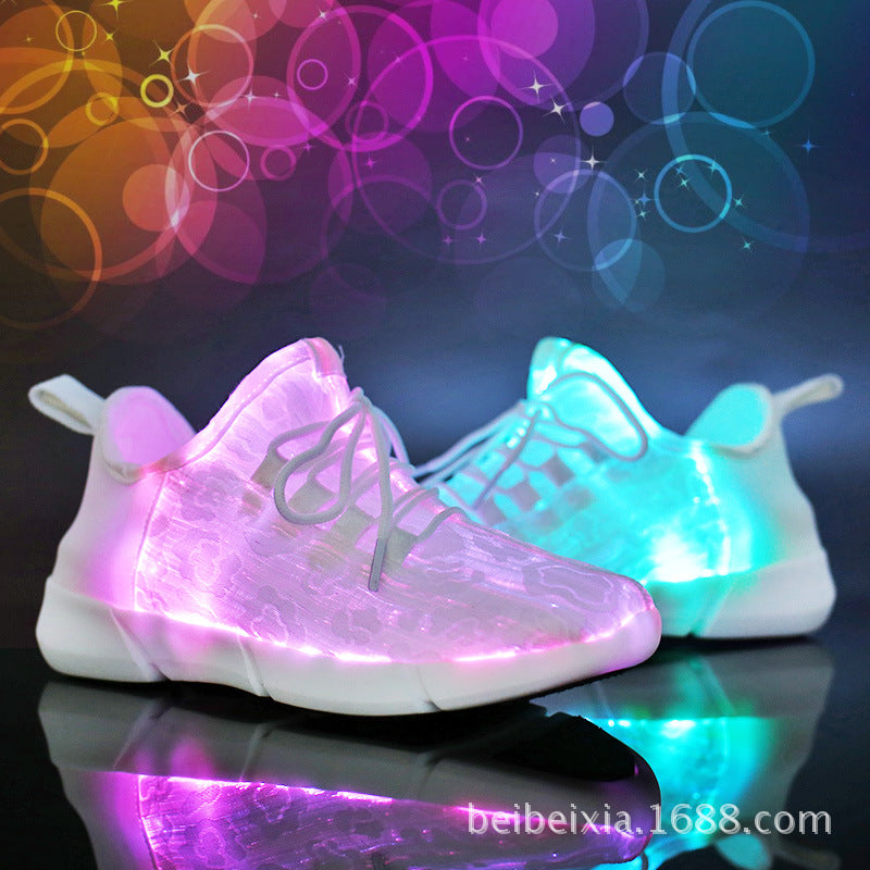 Luminous Pretty Loafers Light Leisure Shoes