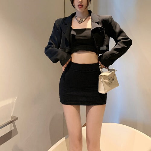 High-Waist One-Size Mini Skirt
