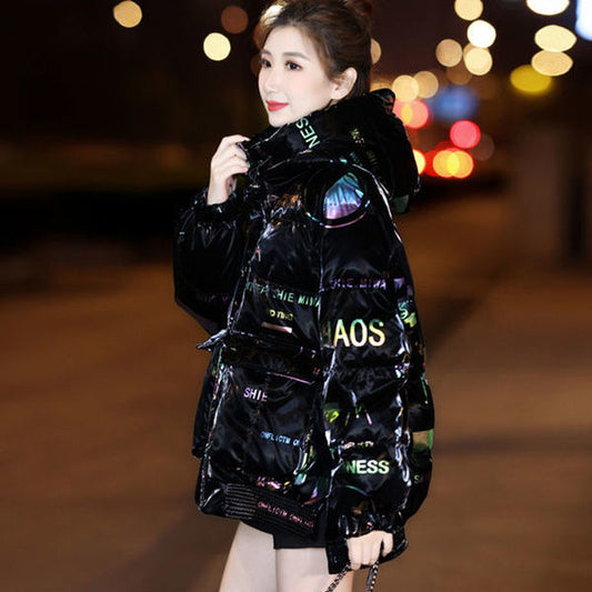 Colourful Wash-Free Bright Face Down Padded Jacket For Women