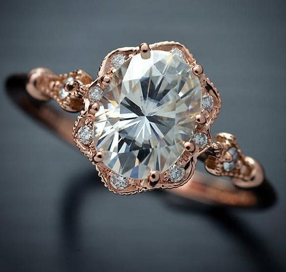 Gold-Studded 14k Topaz Ring