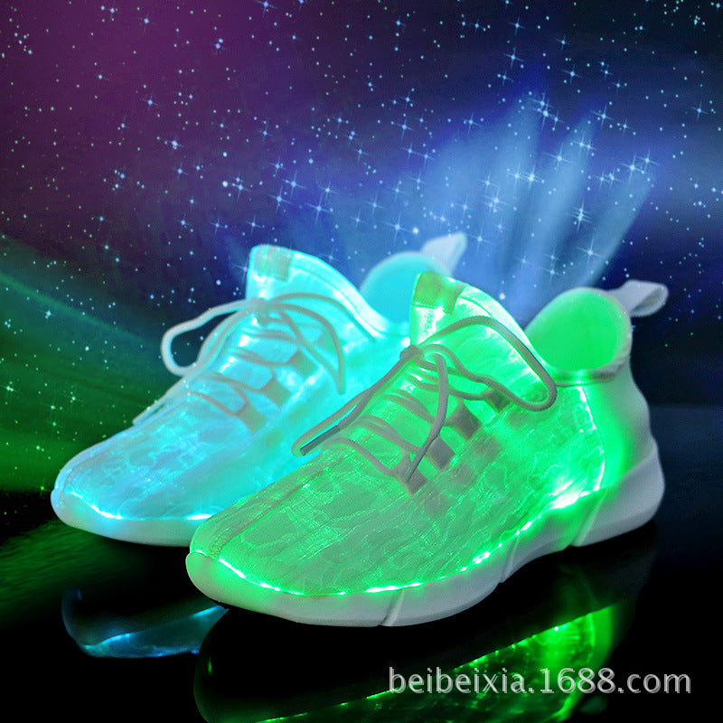 Luminous Pretty Loafers Light Leisure Shoes