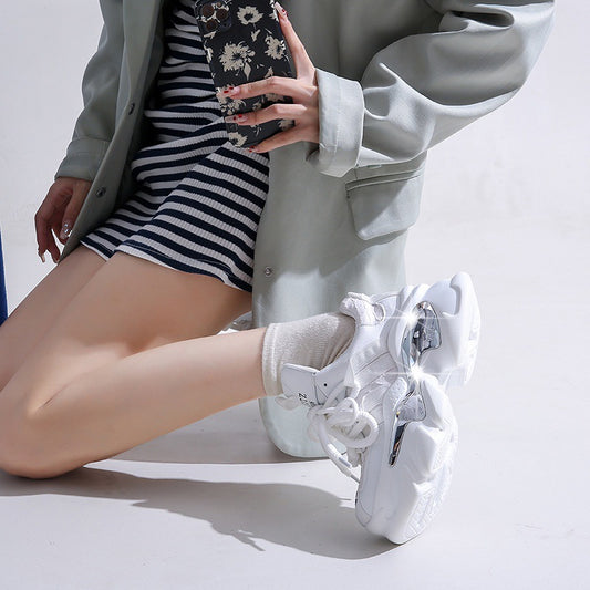 Platform Height-Increasing Shoes - Casual Sneaker For Women