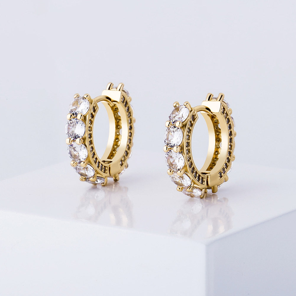 New Huggie hoop earrings