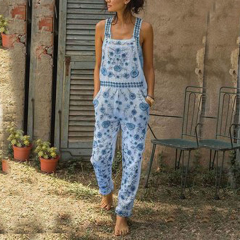 Women's Printed Jumpsuit