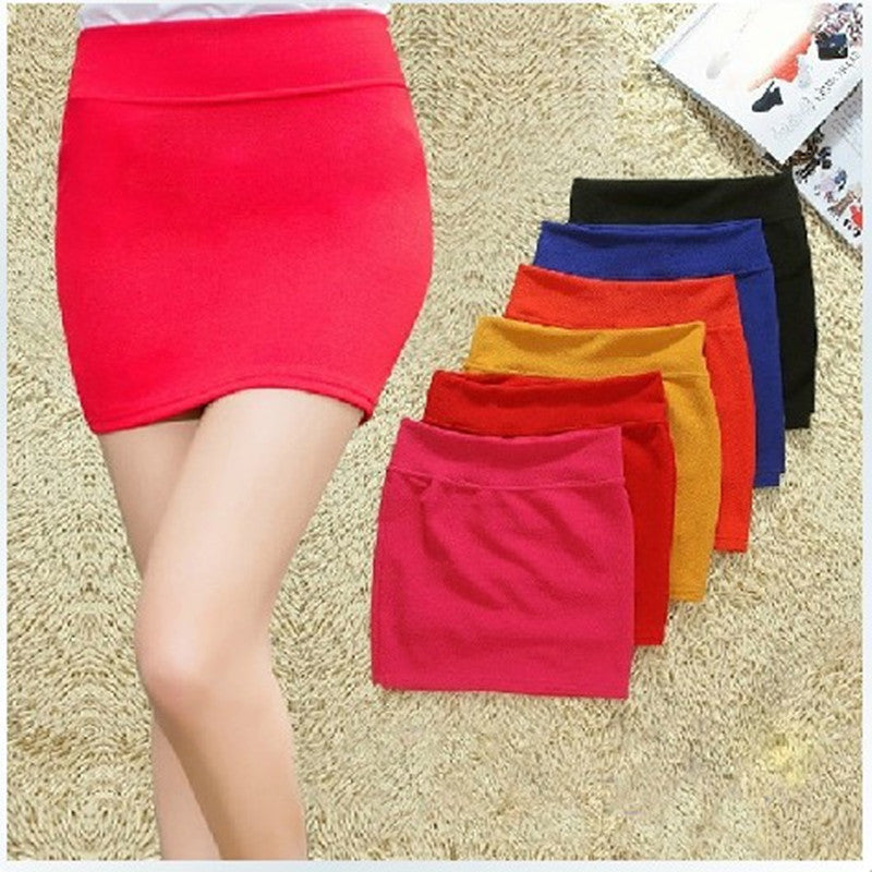 High-Waist Hip Pencil Skirt