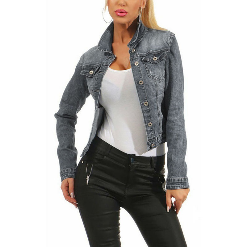 Stretch Denim Jacket