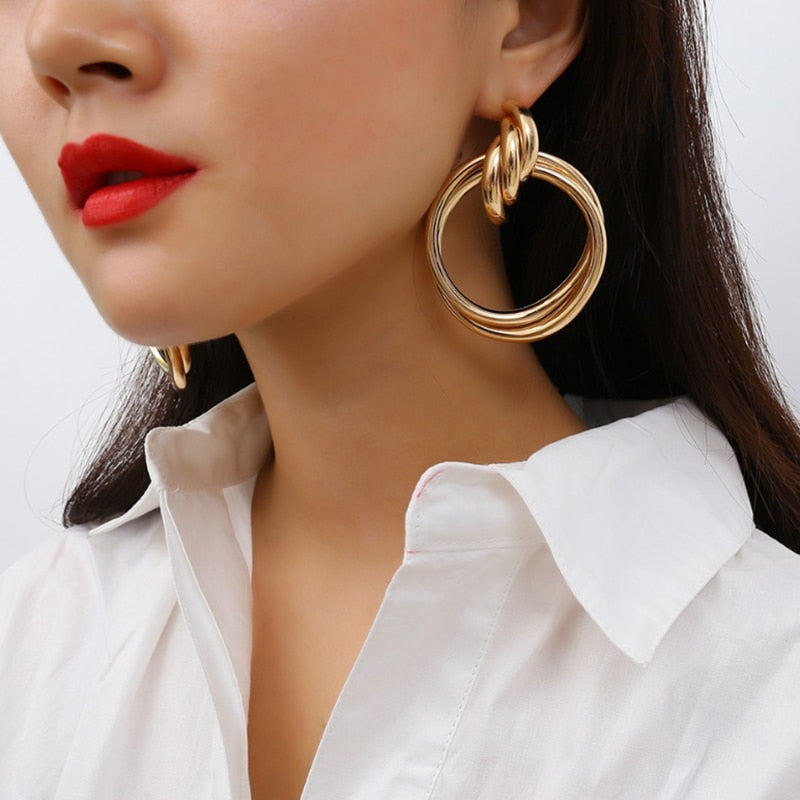 Hoop Earrings - Alloy