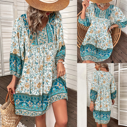 New Loose Boho Dress For Summer