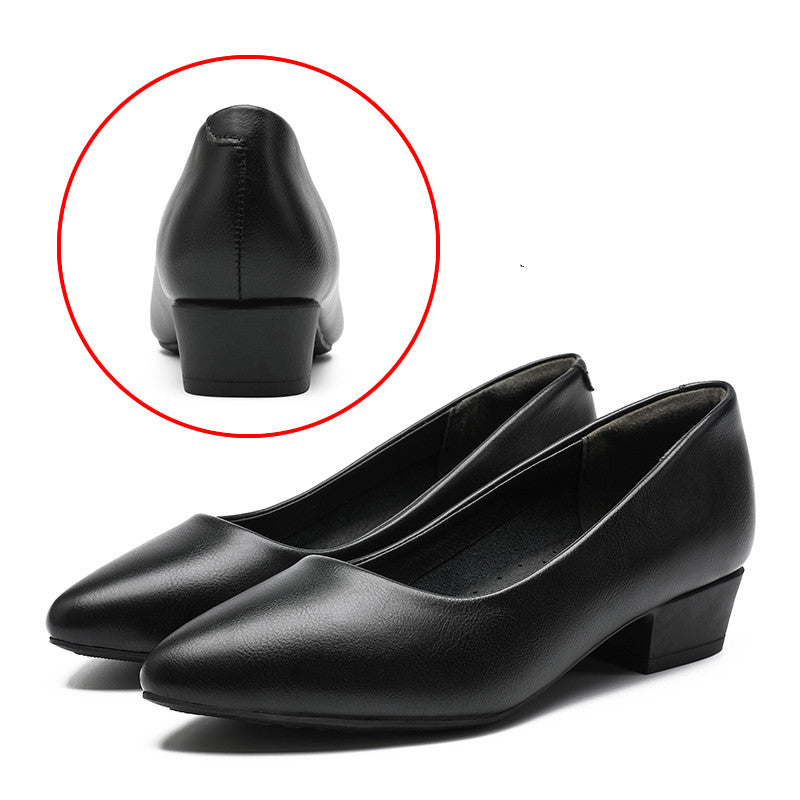 Leather Office Shoes For Women - Selection of Heels