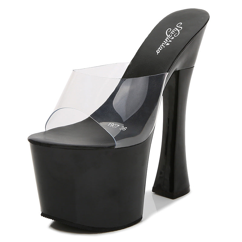 Nightclub Super-High-Heel Slippers