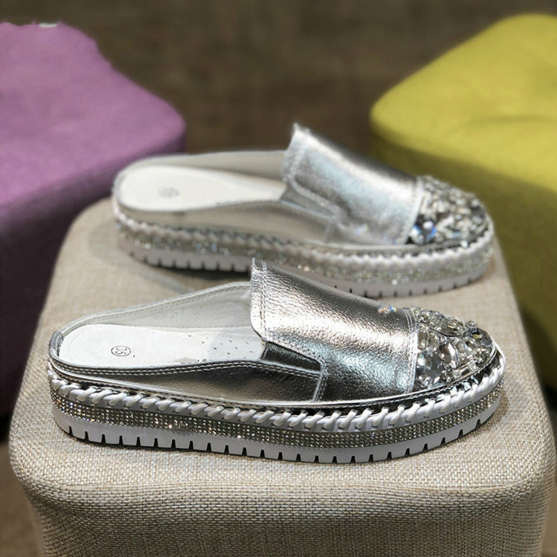 Rhinestone All-Match Slippers