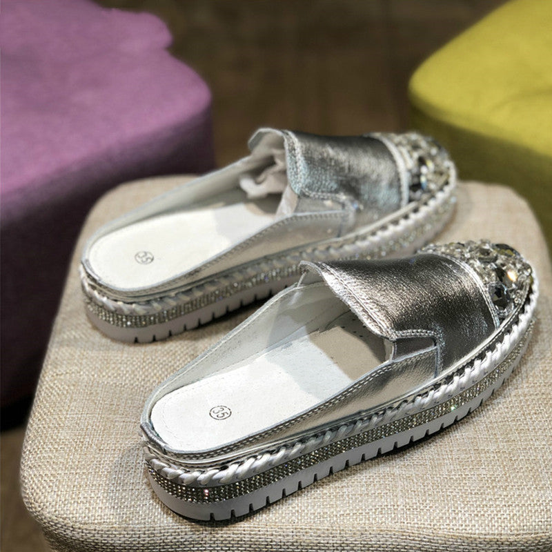 Rhinestone All-Match Slippers