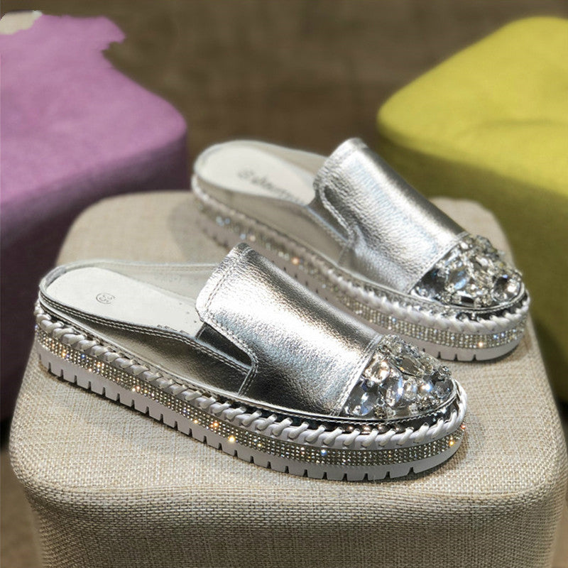 Rhinestone All-Match Slippers