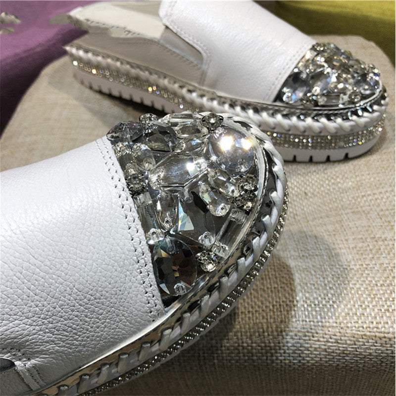 Rhinestone All-Match Slippers