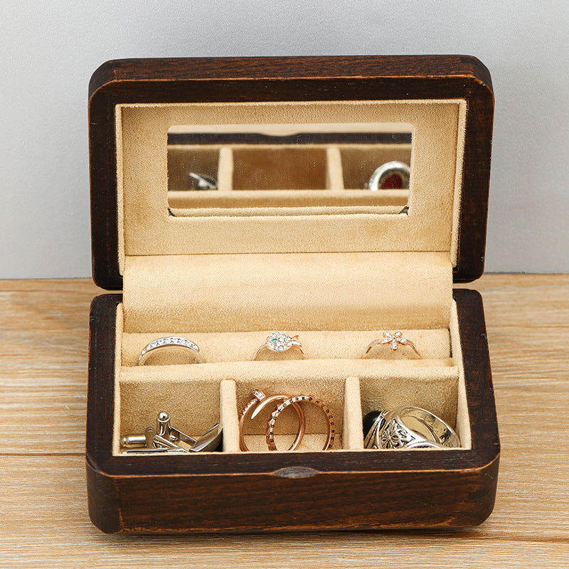 Wooden Small Jewellery Storage Box