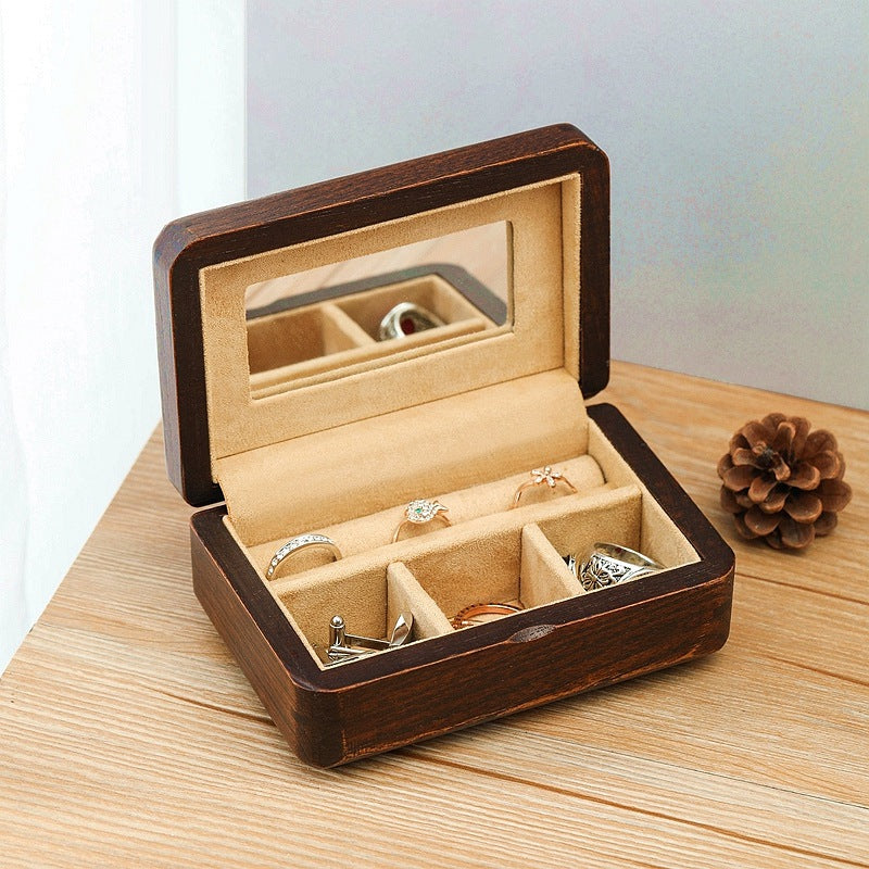 Wooden Small Jewellery Storage Box