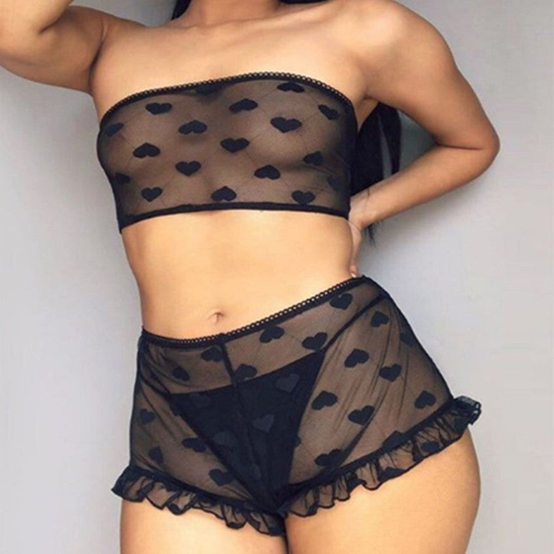 Two-Piece Temptation Lace Lingerie Set