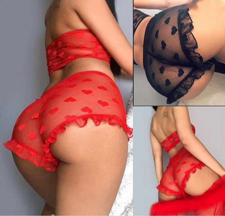 Two-Piece Temptation Lace Lingerie Set