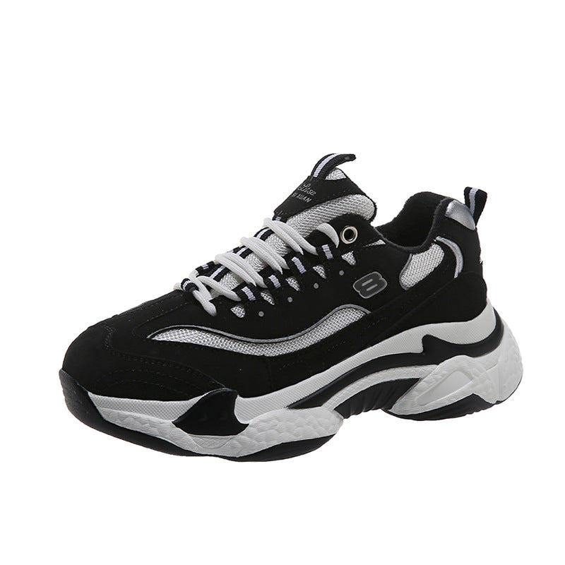 Women's Thick-Sole Shoes - Casual Height-Increasing Sports Shoes Women