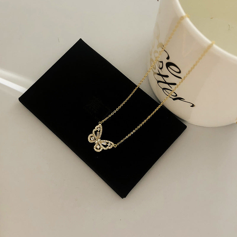 Butterfly Jewellery Pendant Necklace For Women