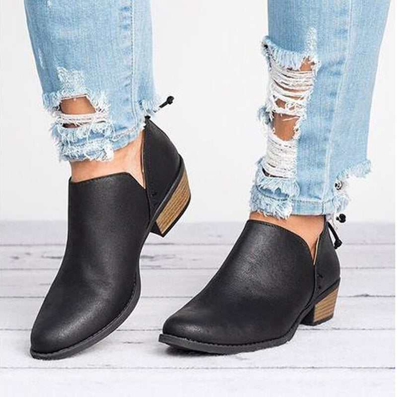 Versatile Retro Ankle Boots For Women