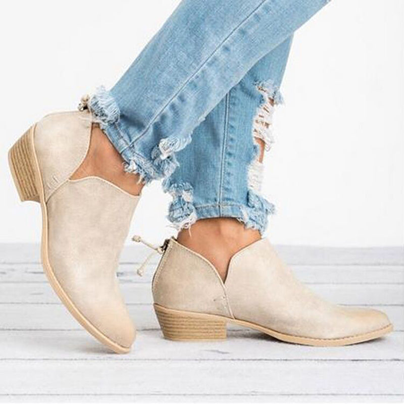 Versatile Retro Ankle Boots For Women