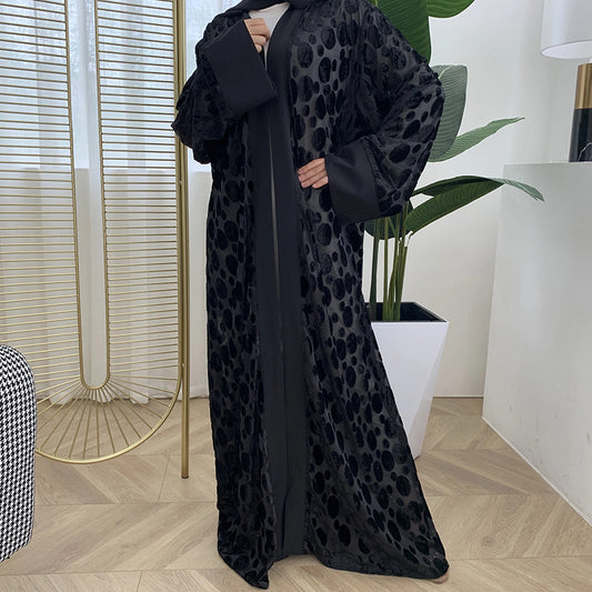 Dubai Women's Clothing - Maxi Kaftan Abaya Malaysian Robe Cardigan