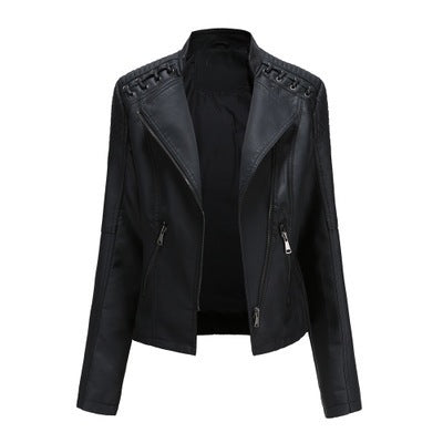 Slim Thin Leather Jacket