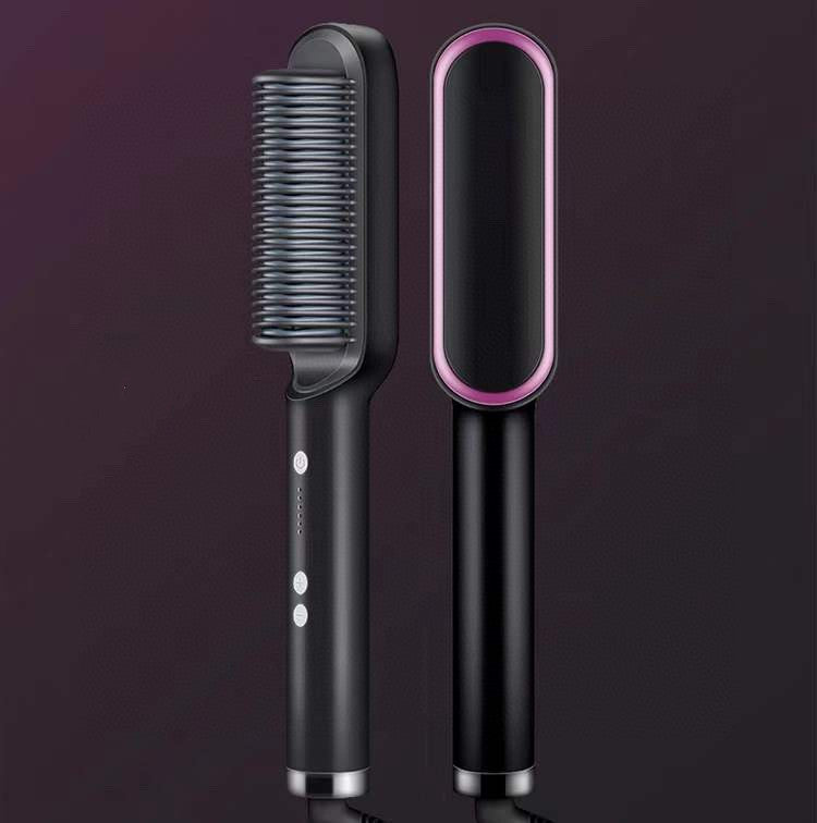 New 2-in-1 Hair Straightener -  Dual-Purpose Electric Hair Brush