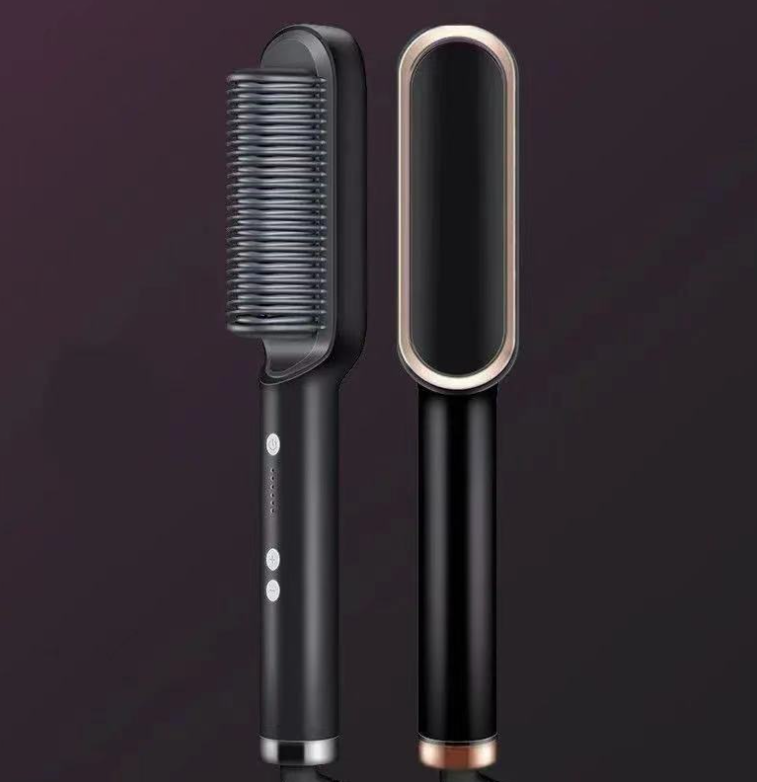 New 2-in-1 Hair Straightener -  Dual-Purpose Electric Hair Brush