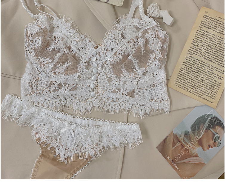 French-Style Lace Lingerie Set