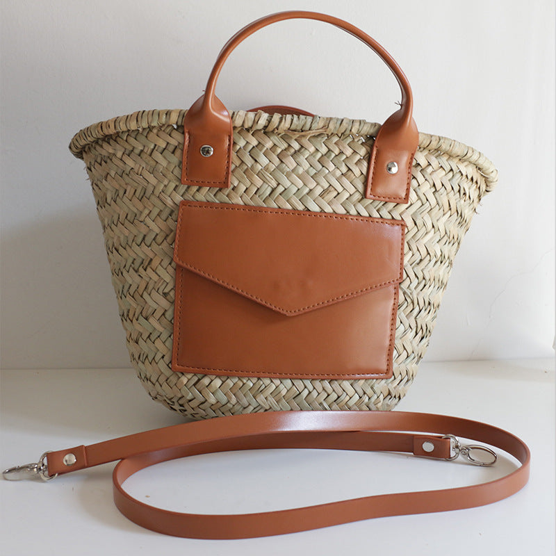 Hand-Held Straw Bag