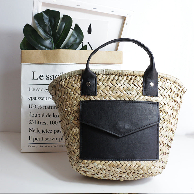 Hand-Held Straw Bag