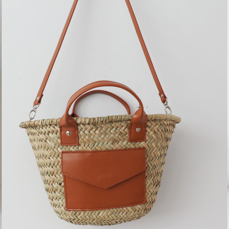 Hand-Held Straw Bag