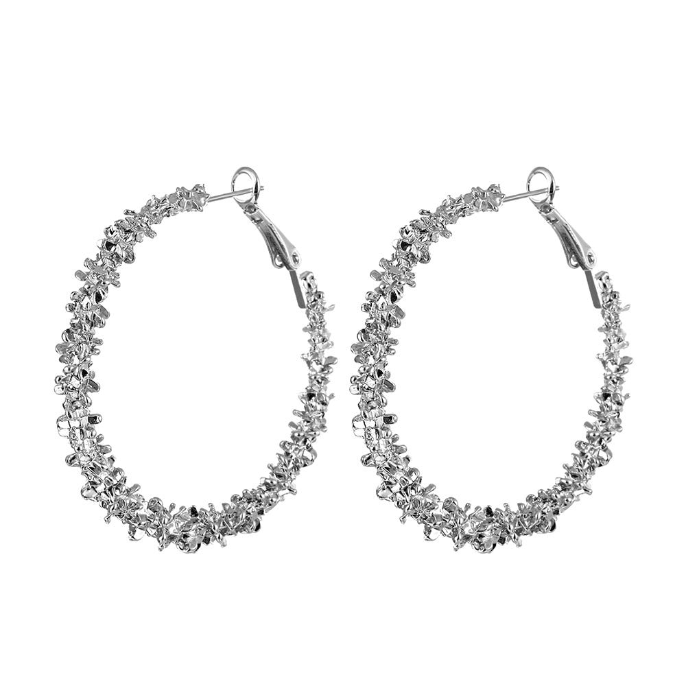 Big Round Hoop Earrings For Women