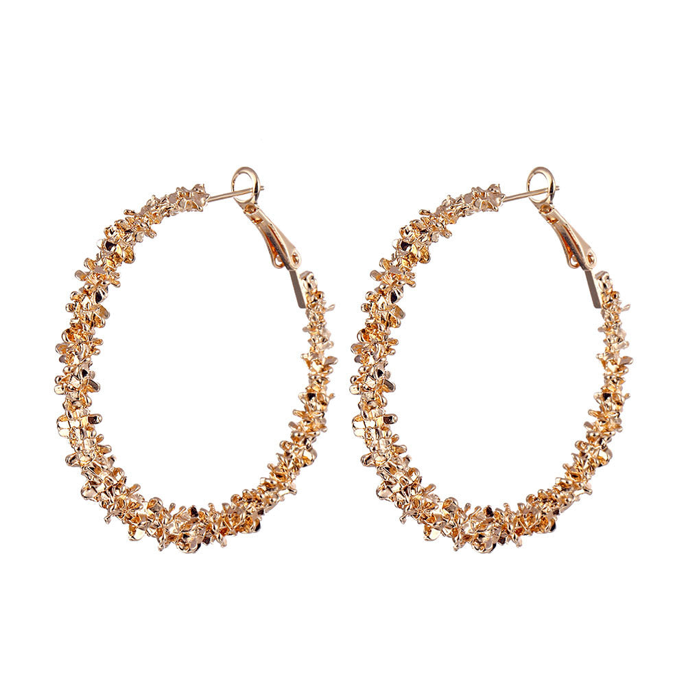 Big Round Hoop Earrings For Women