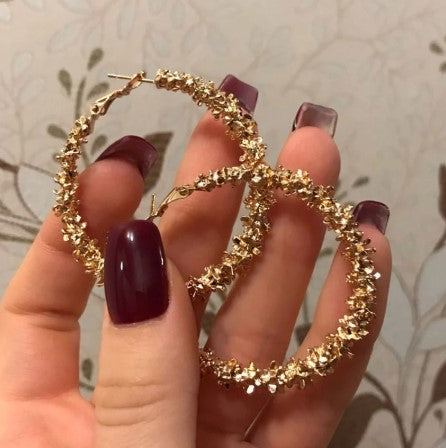 Big Round Hoop Earrings For Women